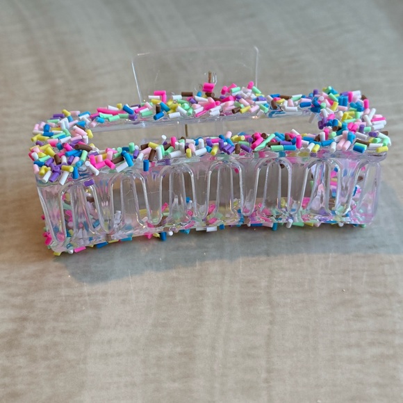 Colorful Sprinkle Hair Claw Clip - Picture 2 of 8